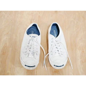 Converse Jack Purcell White Sneakers Size 7 [A002801]